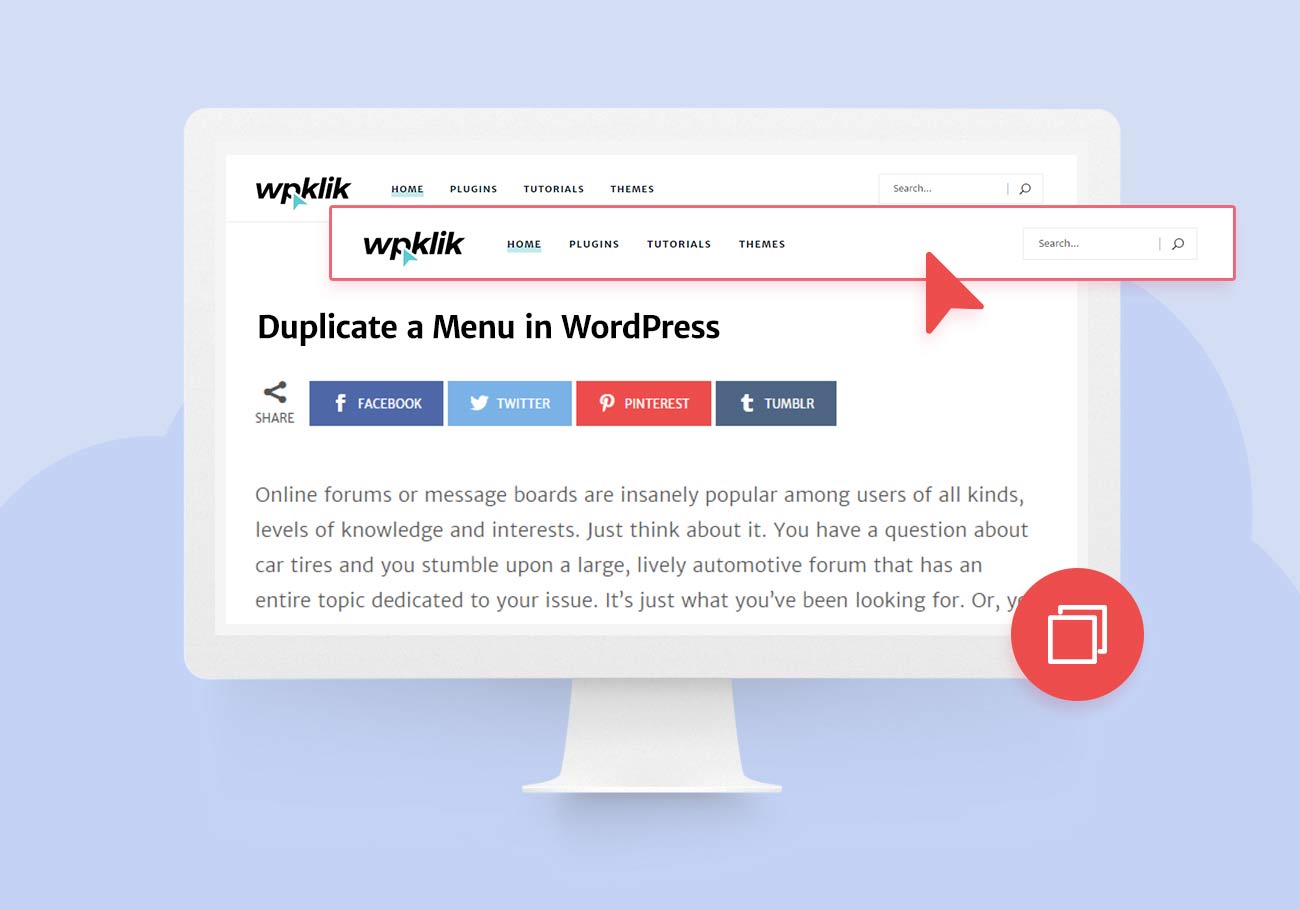 How to Easily Duplicate a Menu in WordPress - WPKlik - WP Content