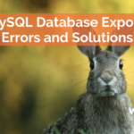 MySQL Database Export Errors and Solutions