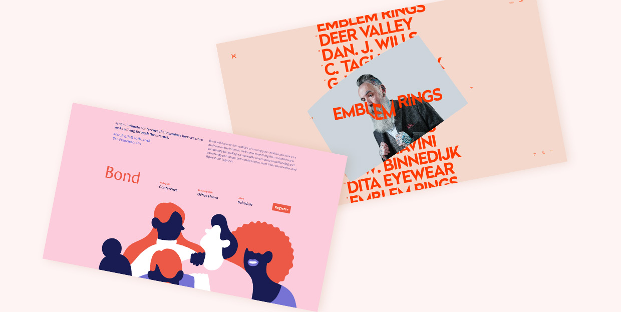 18 Stunning Examples of Pink Websites - WP Content