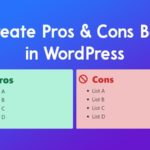 How to Create Pros & Cons Box in WordPress? – WP Logout