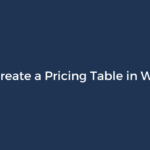 How to Create a Pricing Table in WordPress – ProfilePress