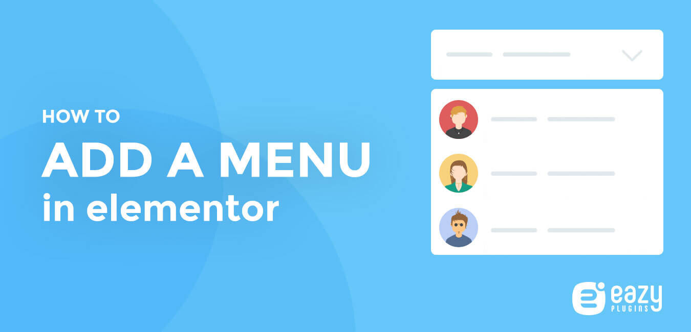 How To Add A Menu In Elementor