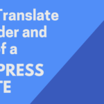 How to Translate the Header and Footer of a WordPress Site