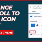 How to Change Scroll To Top Icon Size in Kadence Theme