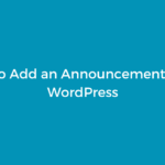 How to Add an Announcement Bar in WordPress
