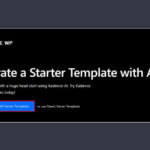 How to Enable AI in Kadence Starter Templates plugin