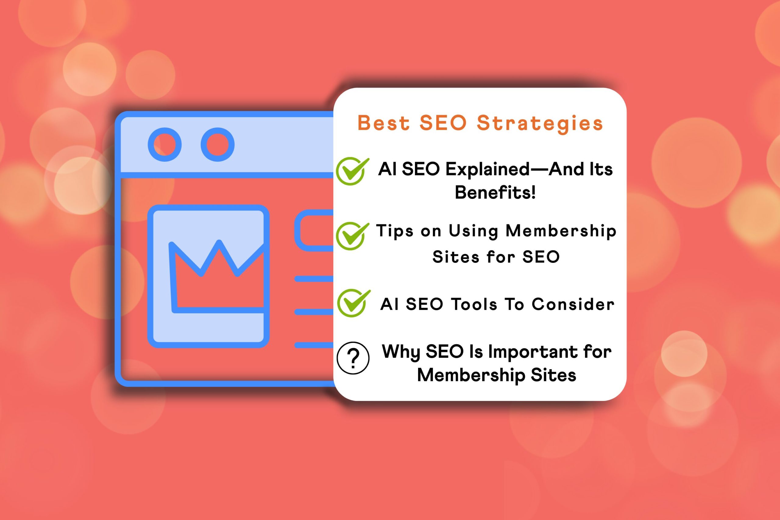 A closer look at Membership Site Optimization For Seo