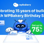WPBakery celebrates 15 years of building with Birthday sale 2026