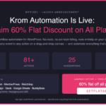 Krom Automation Pro: Visual WordPress Workflow Automation Without Monthly Fees