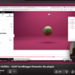 Video on scroll in Elementor — why scrubbing an MP4 stutters (and what to do instead)